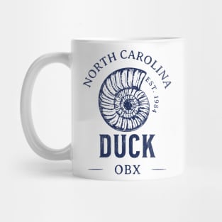 Duck, NC Summertime Vacationing Seashell Mug